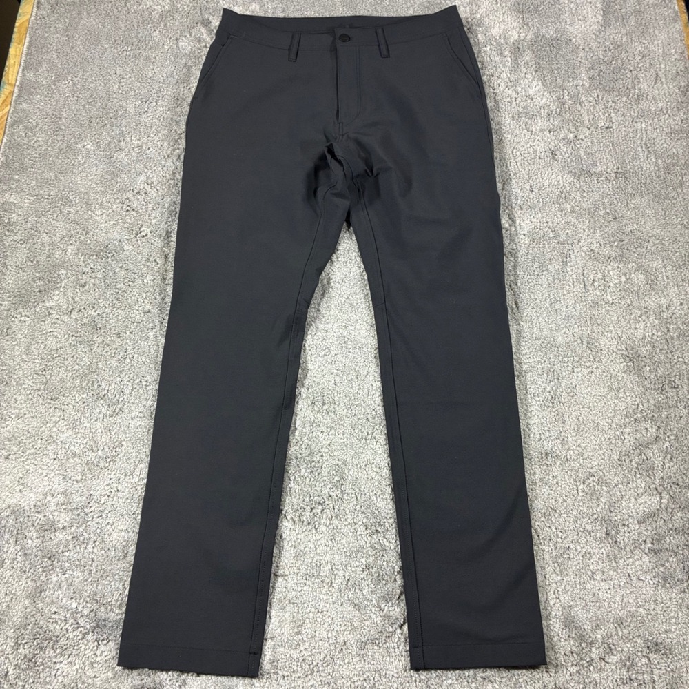 Proof 72 Hour Merino Wool Travel Pants Mens 31x32 Black Stretch Athletic Tapered